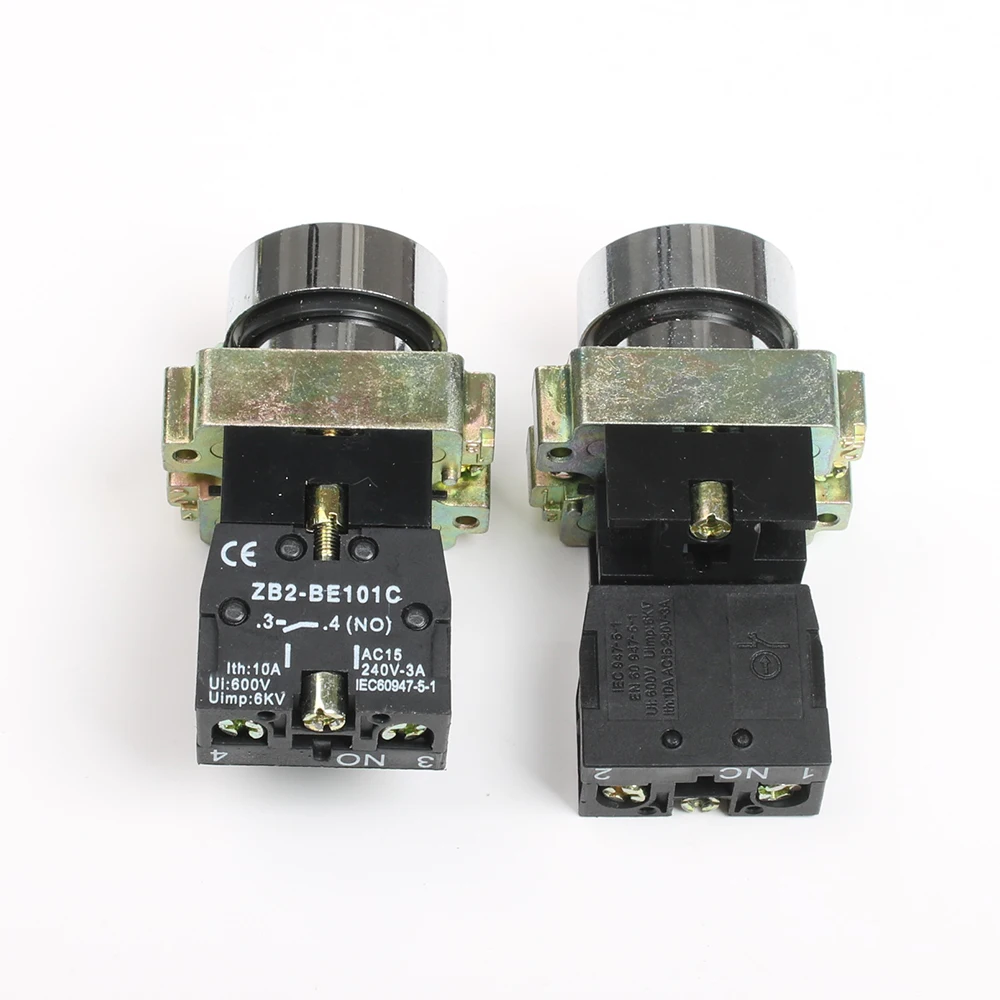 XB2 BZ42 BZ21 BZ51 BZ61 BZ31self Locking плоская кнопка переключатель NO/NC 22 мм|push button light switch|push starter