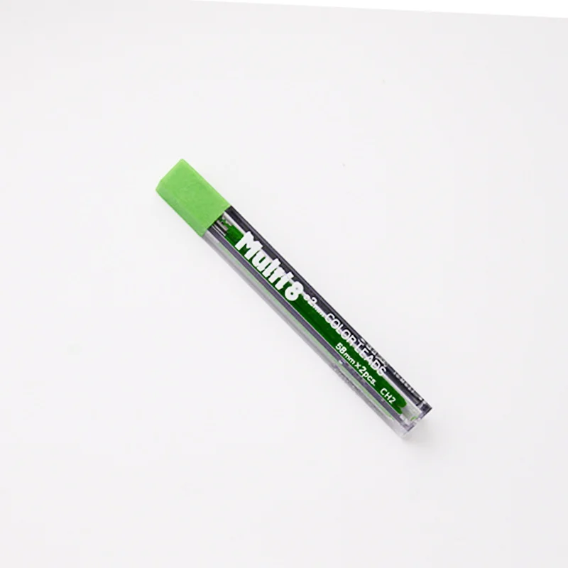 Pentel Multi+ 8 цветных грифелей для заправки карандашей 58 мм* 2 шт для PH802/PH803/PH158 8 цветных карандашей