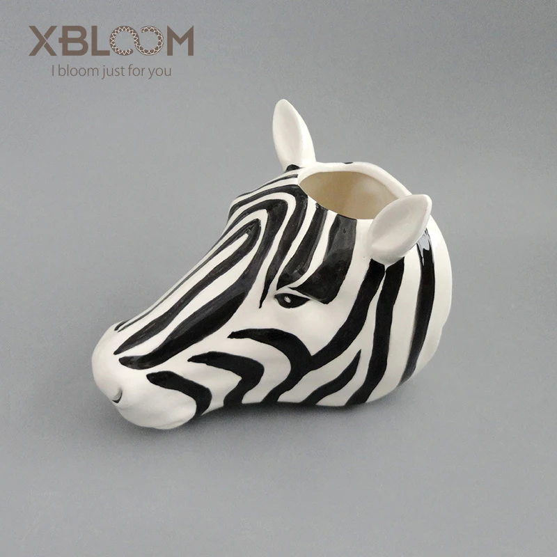 Zebra Rhino лошадь динозавр игрушка Декор наклейка единорог торт статуя настенная