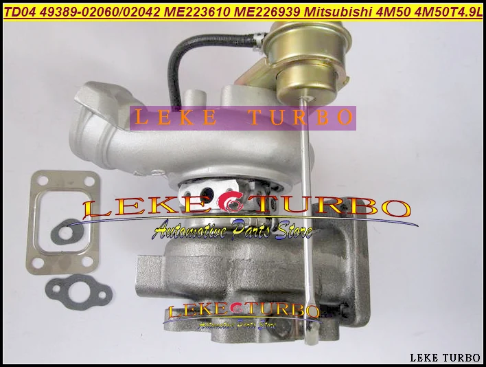 Турбокомпрессор TD04 4 49389 02060 02042 ME223610 ME226939 для грузовиков Mitsubishi 4M50 4M50T 4.9L с