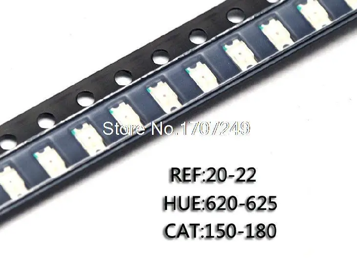 

1000 шт./лот 1206 красный Smd светодиоды ярко-красные светоизлучающие диоды