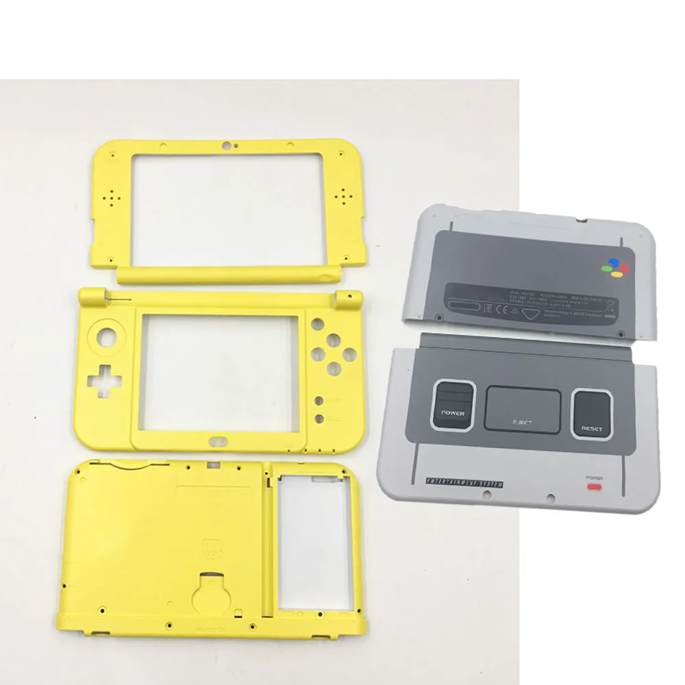 Yellow Middle Индивидуальные сборки пластиковый корпус оболочка чехол для nintendo New 3DS XL 3DSXL - Цвет: Yellow Middle