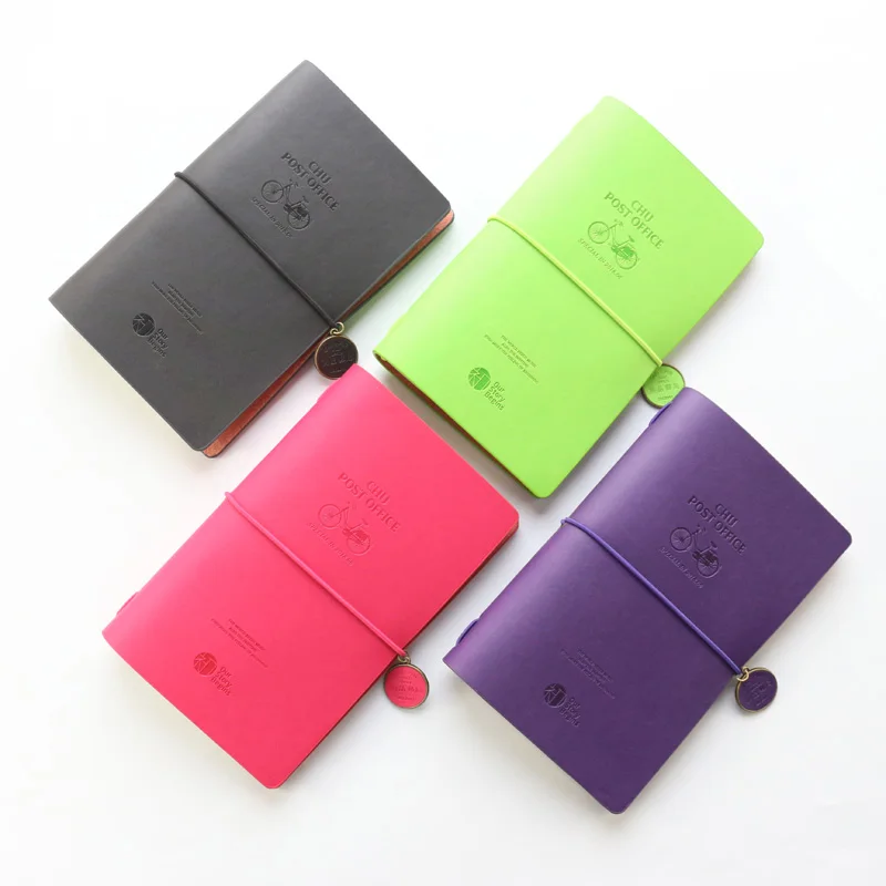 Новинка милый кожаный школьный журнал путешественника Domikee тонкий многоразовый