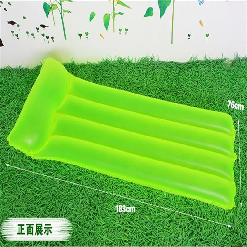 183*76 см флуоресцентная надувная плавающая водная кровать плавательные воздушные