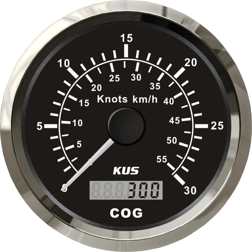 KUS 85 мм GPS Спидометр 0 30 узлов с антенной для подсветки|speedometer|speedometer gps |
