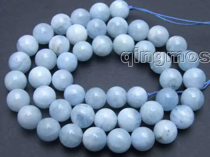 

Genuine 8-9mm perfect Round High quality Natural Stone Beads strand 15"-los529