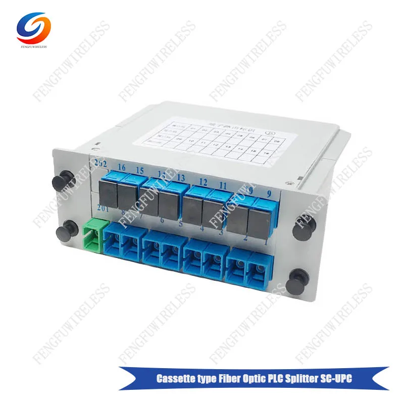 5 шт./лот 1x16 SC/UPC LGX коробка Кассетная карта Тип вставки 1*16 волоконно оптический