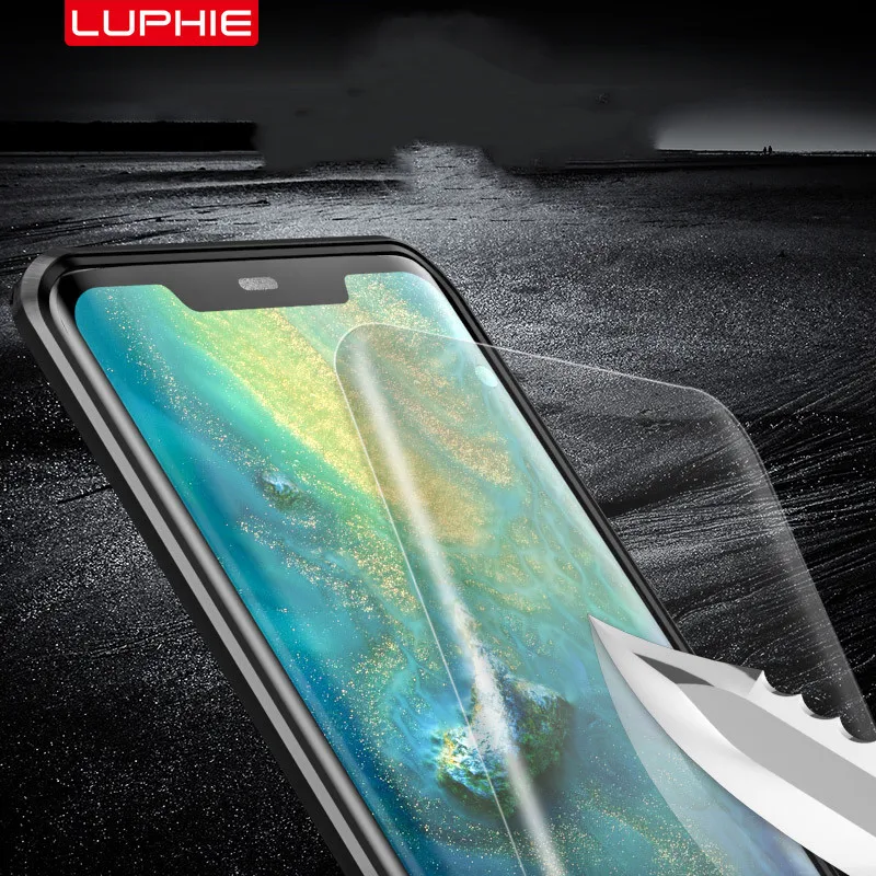 Роскошный 360 чехол с полным покрытием для huawei mate 20 P20 Pro, чехол с передним и задним стеклом, Магнитный чехол для huawei mate 20 Pro, защитный чехол