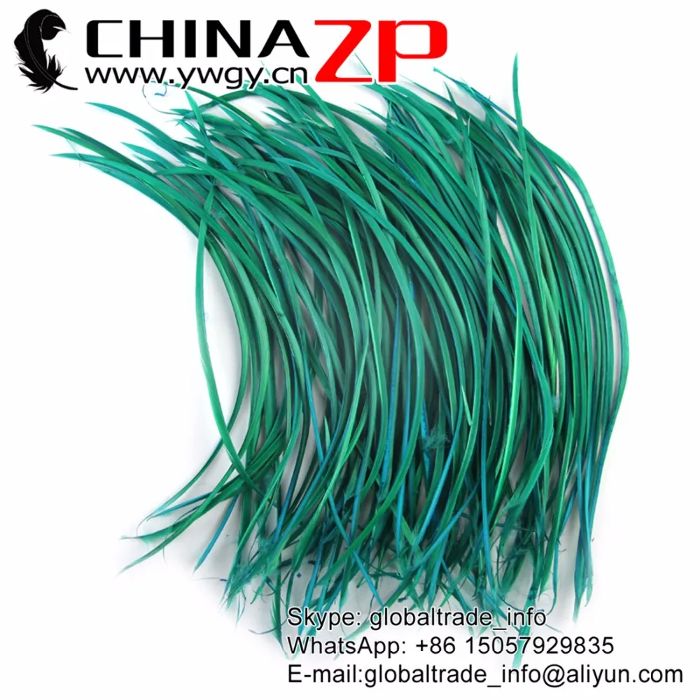 

CHINAZP Goose Feather 20~25cm(8 to 10 inch)Sufficient Stock of Colors Peacock Green Goose Biots Feathers Carnival Party Costumes