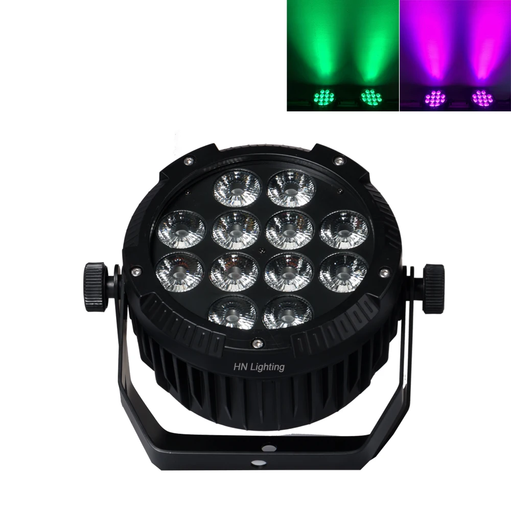 للبيع 6 قطعة IR التحكم عن بعد 6*18 W RGBWA UV اللاسلكية Dmx بطارية شقة الاسمية Led للماء مصباح موازي المستوى المرحلة