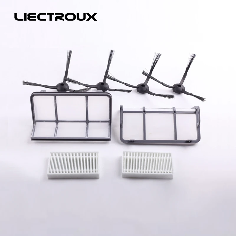 

(Для B2000,B3000,B2005,B2005 PLUS) для робота-пылесоса LIECTROUX Brushx 4 шт. + основной фильтр x 2 шт. + HEPA-фильтр x 2 шт.
