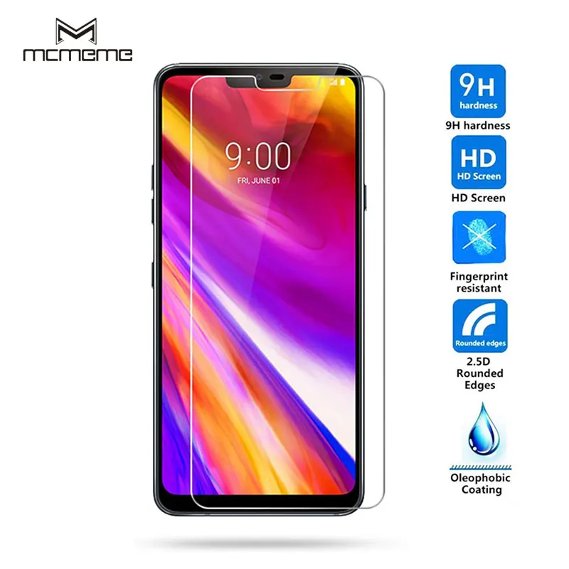 Для LG G7 thinQ закаленное стекло 9H 2.5D тонкая защитная пленка Взрывозащищенная для