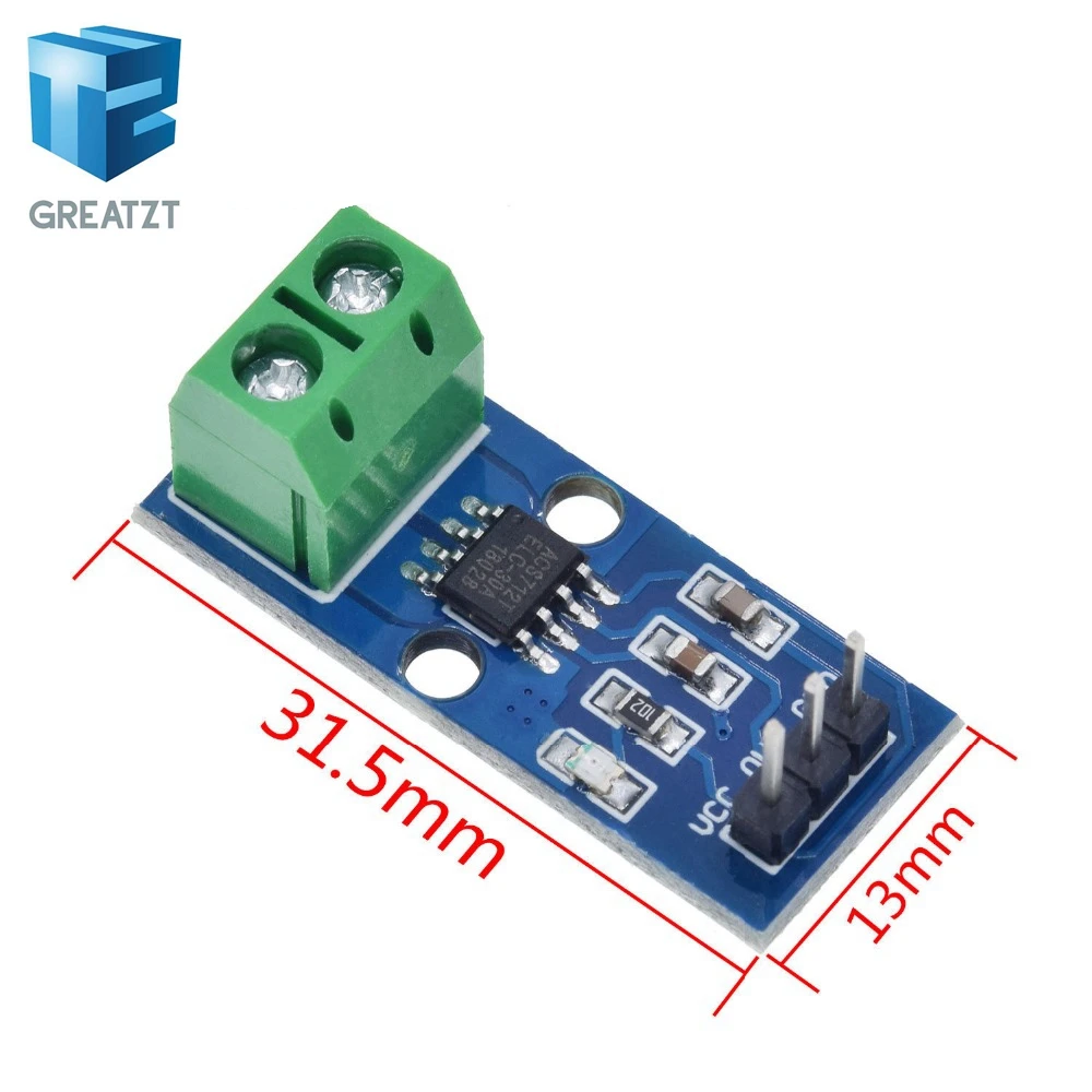 GREATZT горячая Распродажа ACS712 5A 20A 30A модуль датчика тока зала для Arduino 30A|acs712|modulemodule