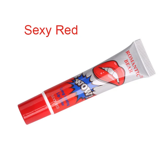 Sexy red 6 цветов, отшелушивающая жидкая помада, водостойкая, стойкий блеск для губ, маска для макияжа, тату, матовый блеск для губ, помады, косметика - Color: Sexy red