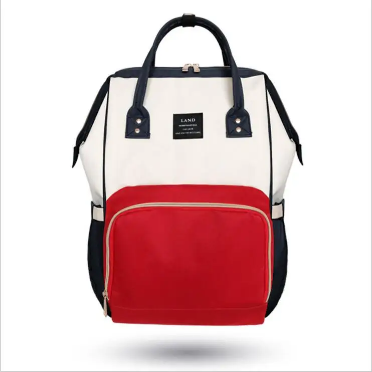 MPB01-13(with hook) Аутентичные сумки для подгузников для мам, большая вместительность, рюкзак для подгузников, анти-потеря, на молнии, сумки для кормления детей с крюком, 26 цветов, MPB01 - Цвет: MPB01-13(with hook)