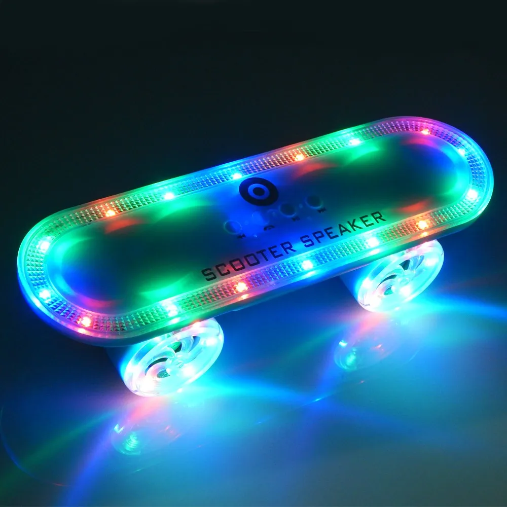 Dbigness Bluetooth динамик скутер скейтборд LED свет портативный стерео танцы TF карта