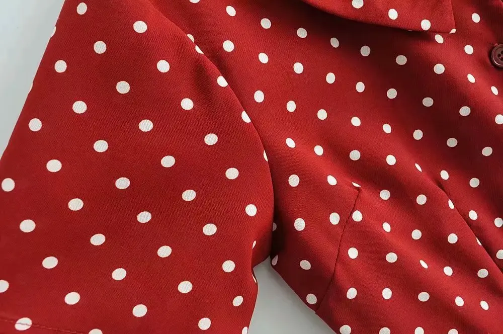Self-portrait sukienka 2019 women's summer fresh fashion lace dress ladies polka dot lapel Vestidos | Женская одежда