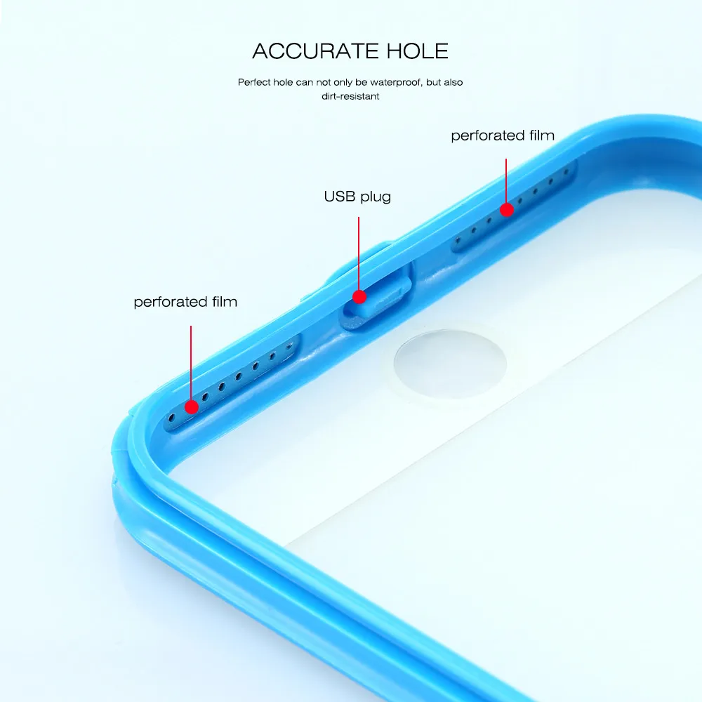 KISSCASE водонепроницаемый чехол для iPhone 6 7 прозрачный мягкий ТПУ Дайвинг Плавание