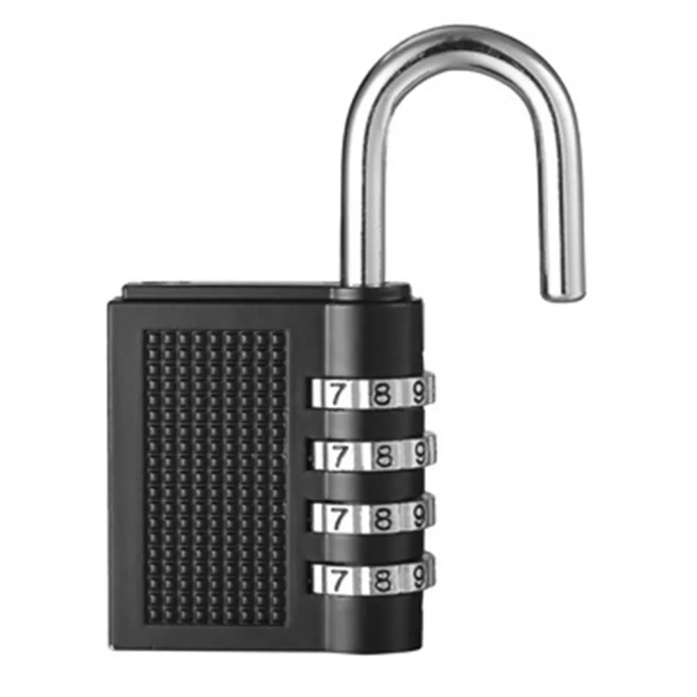 

5pcs / PACK 4 Dial Digit Password Lock Combination Suitcase Luggage Metal Code Padlock Zinc Alloy Cupboard Cabinet Locker