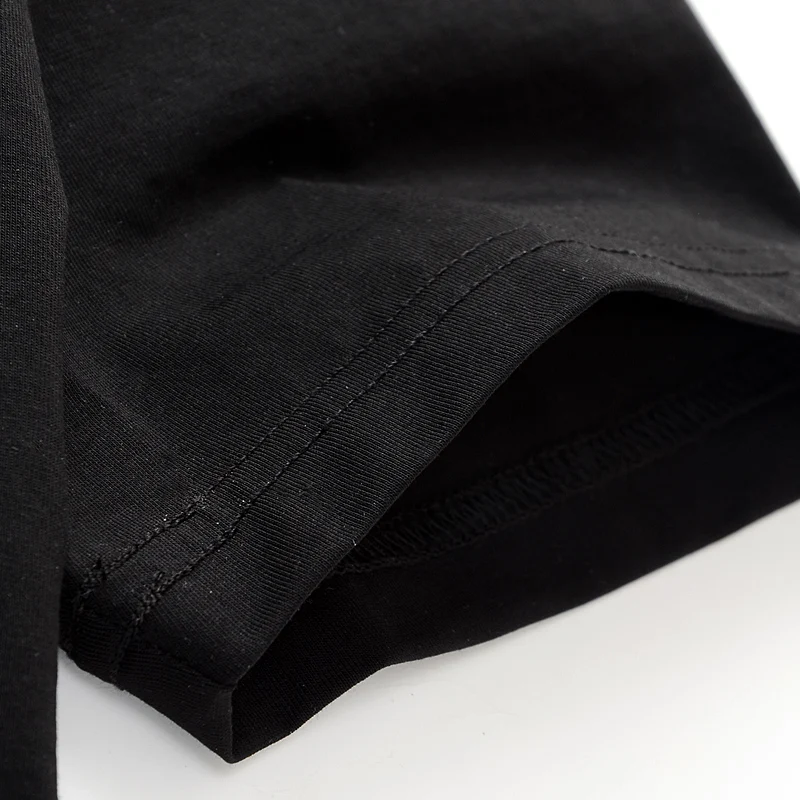 ВАЛЬС 2016 весной и летом новый мужской Футболки Мода диски печати шею с коротким