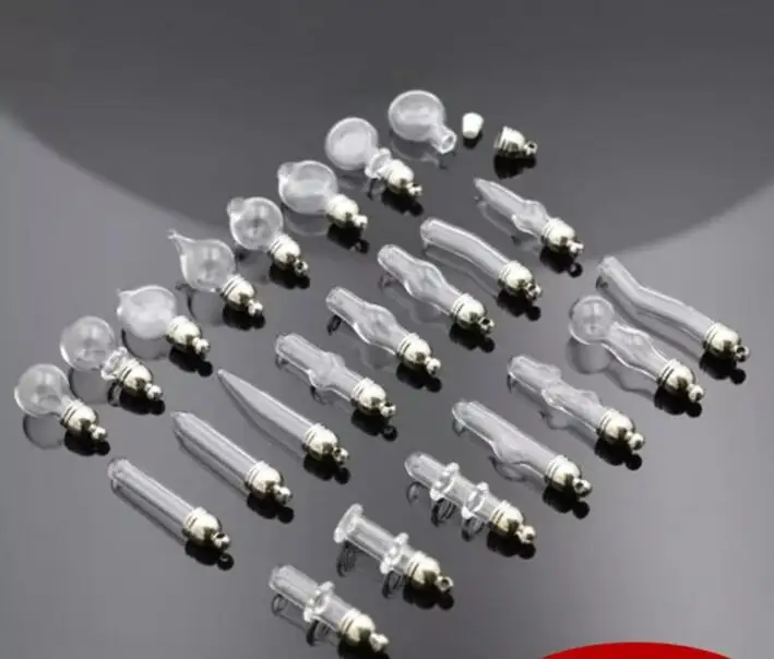 200 шт. 5 мм стеклянный флакон с крышкой миниатюрная бутылочка для желаний