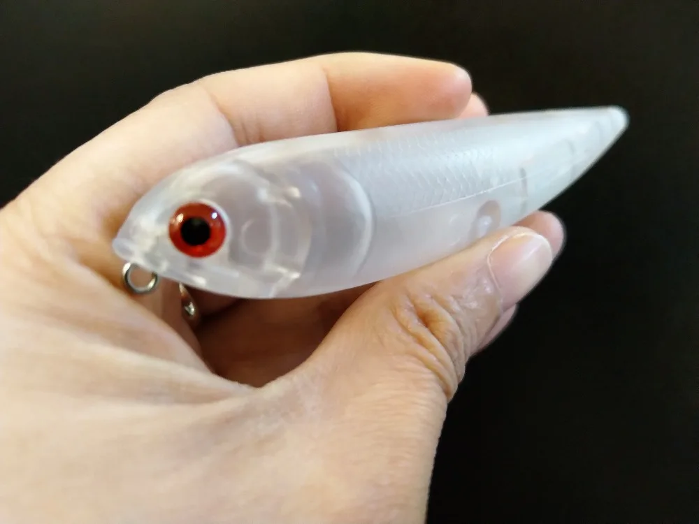 GYFISHING 25 шт. неокрашенные рыболовные плавающие изделие приманки Sammy пустой твердый карандаш попперы приманки 4,5"