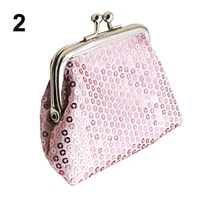 womens sequins card coin purses luxury handbags women designer bling bling clutch glittery handy buckle mini wallet 6o48