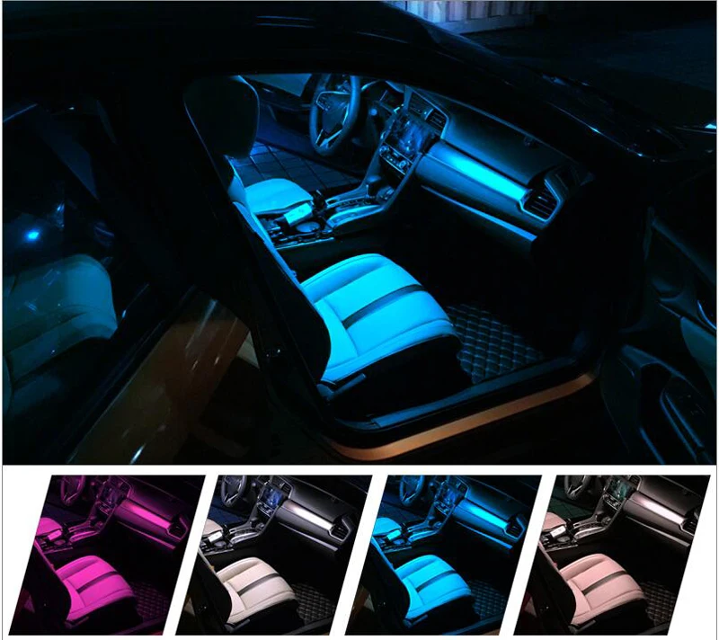 New Arrival Original T10 Socket LED Reading Lights Updated Modification For HONDA CIVIC Sedan 10TH 2016 2017 Trunk Lamp 4pcs/set |