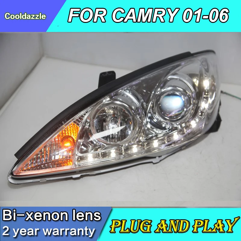 Автомобильный Стайлинг 2001 2002 2003 2004 2005 2006 год для Toyota Camry светодиодный головной