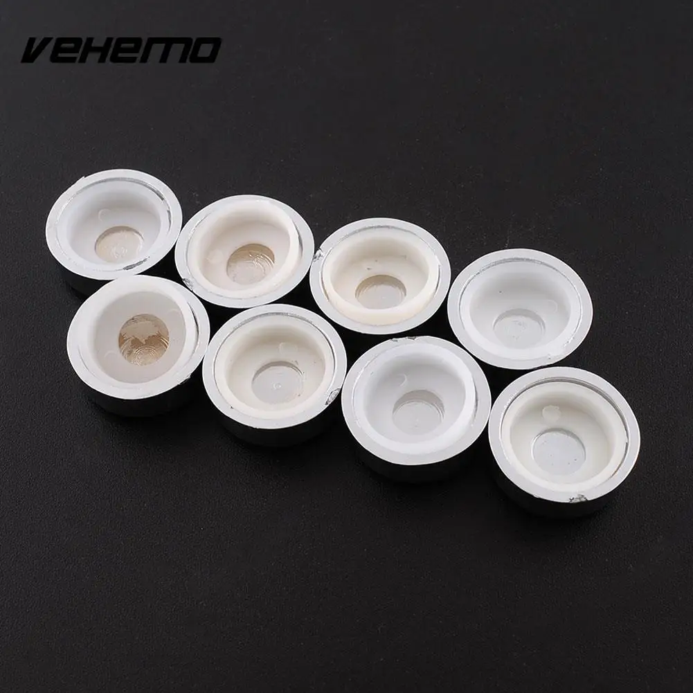 8 шт. белые хромовые колпачки бирка для номерного знака рамка винтовая гайка