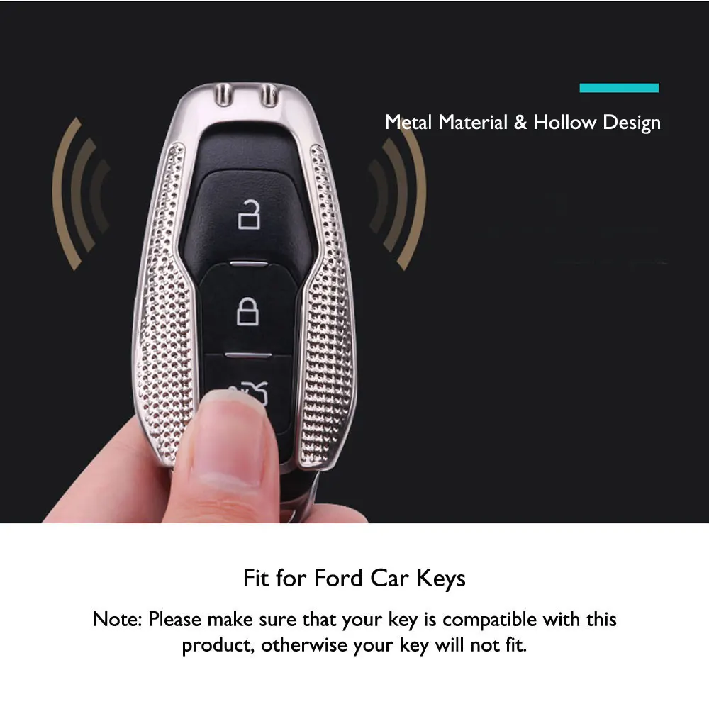 Чехол для автомобильного ключа из цинкового сплава Ford Focus 3 Fiesta Maverick Mondeo MK4 MK2 MK3