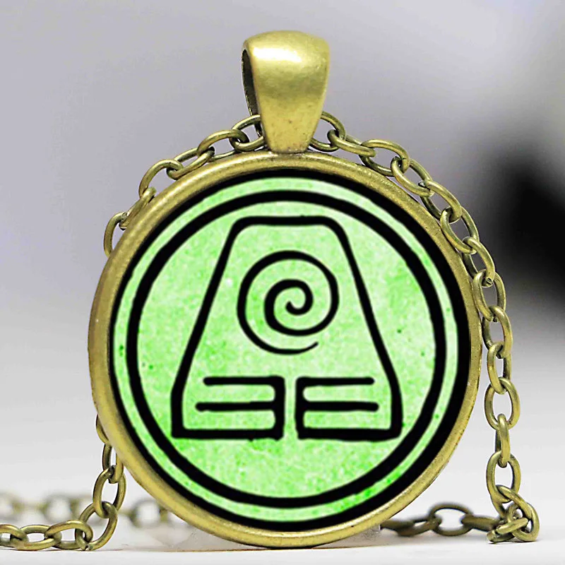 Аватар последняя подвеска Airbender два выбора ювелирных изделий Ожерелье Земное