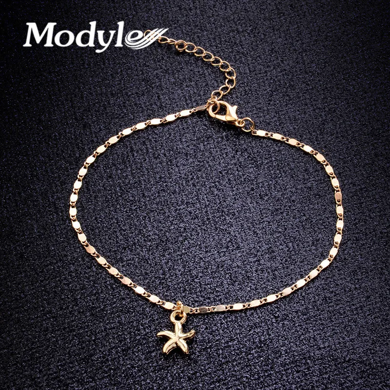 Mostyle boho starfish женский ножной браслет на ногу, цепочка, ювелирное изделие, браслет на лодыжку, Femme cheville bijoux pulseras tobilleras mujer Enkelbandje