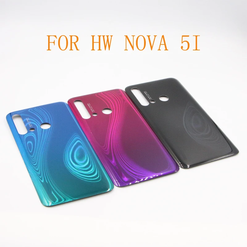 

10 шт. Бесплатная доставка Nova 5i чехол на заднюю крышку для HUAWEI NOVA 5i задняя дверь батарея чехол Запасная часть