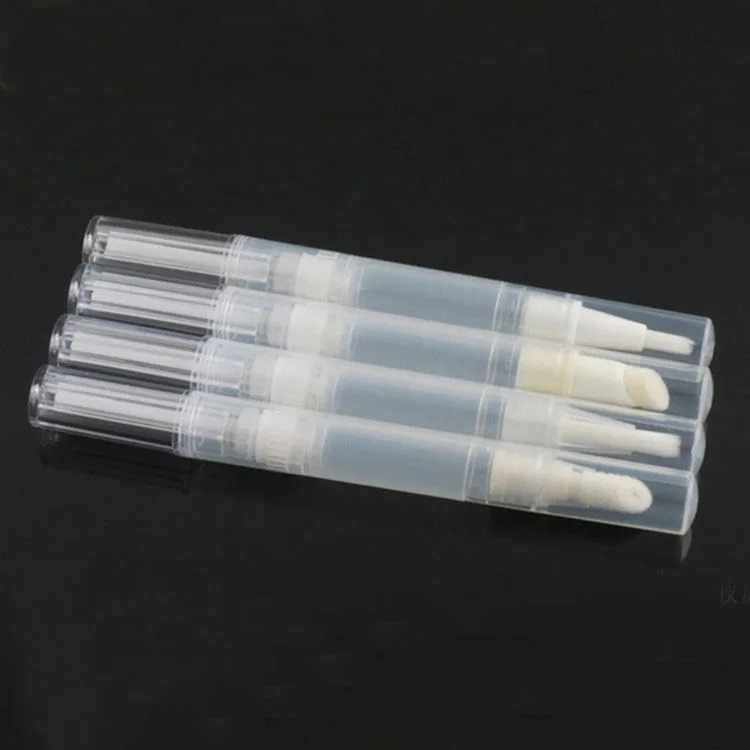 Прозрачная пластиковая Косметическая ручка 3 мл блеск бальзам для губ тушь