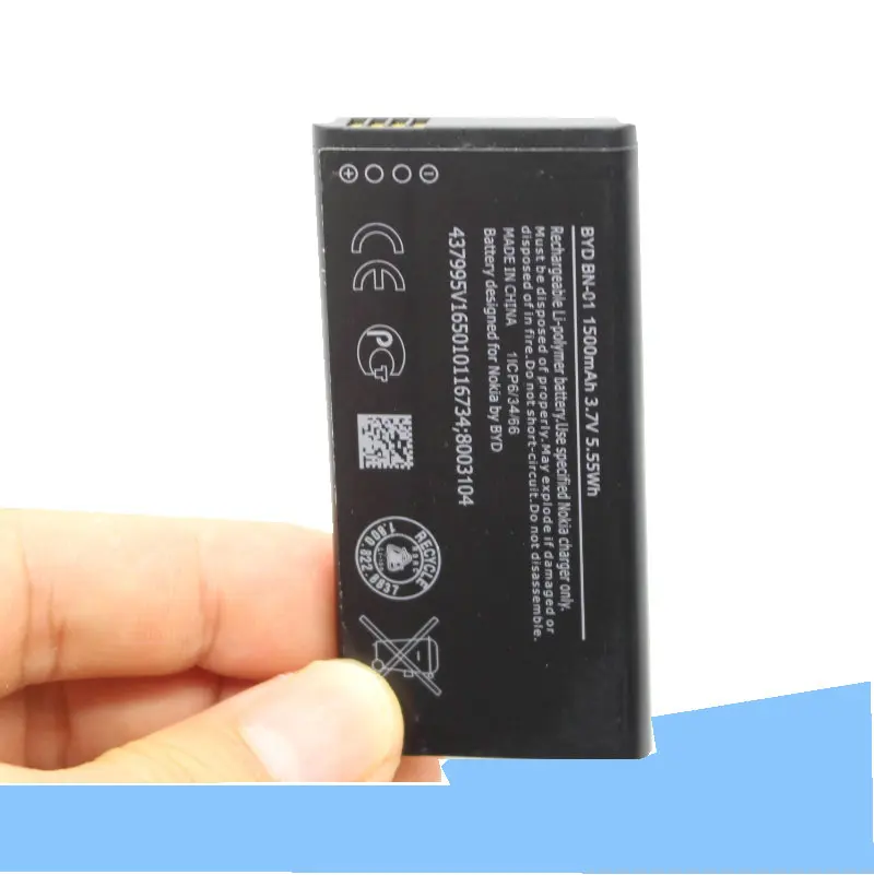 iSkyamS 2x 1500mAh Replacement bateria bn01 Battery For Nokia Lumia X 1045 RM-980 RM 980 Normandy BYD BN-01 |