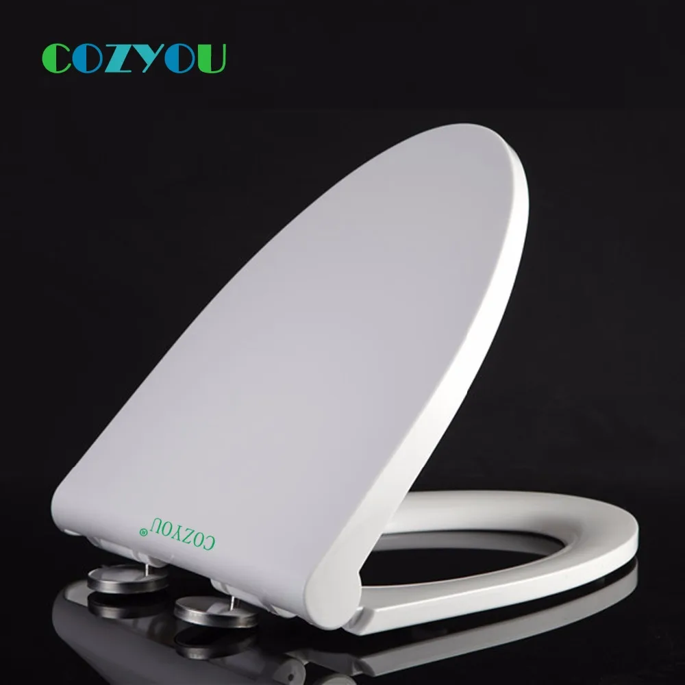 Комплект сиденья для унитаза из полипропилена мягкая закрывающая удлиненная