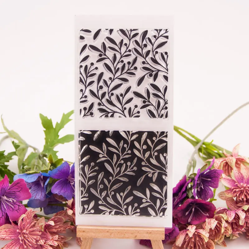 Листья прозрачные штампы для скрапбукинга новинка 2019 прозрачная резиновая