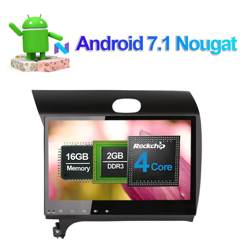 Android 8 0 Octa Core 4 Гб RAM IPS экран автомобильное радио стерео с Bluetooth для Kia Cerato K3 Forte 2013