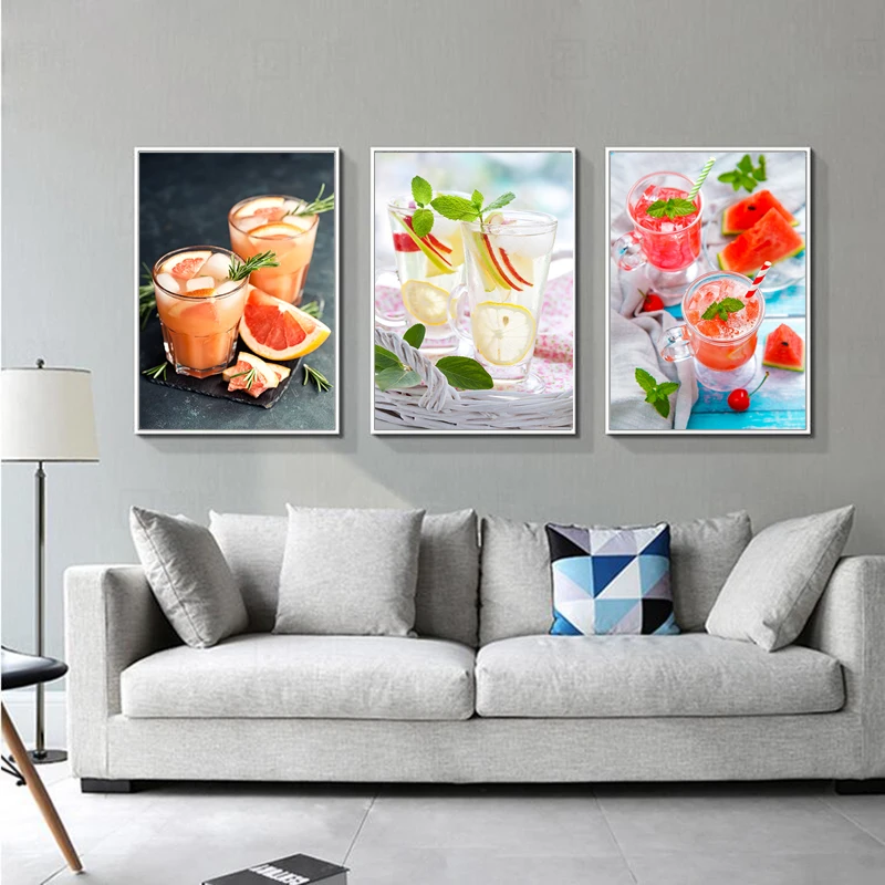 Картины в скандинавском стиле кухня ресторан для столовой цветные соки крутые