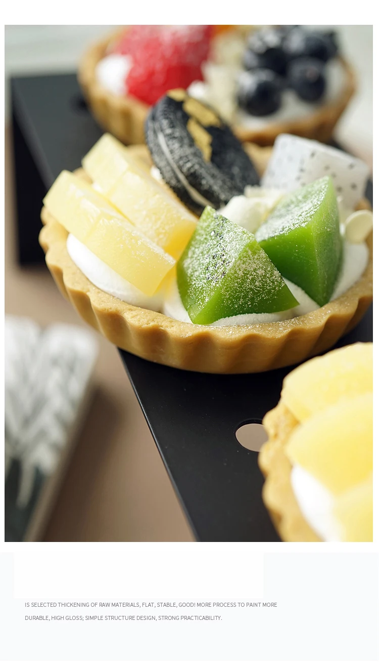 SWEETGO искусственный фруктовый пирог, искусственный десерт, глина, фруктовый пирог, модель для торта, витрина, клубника, кекс