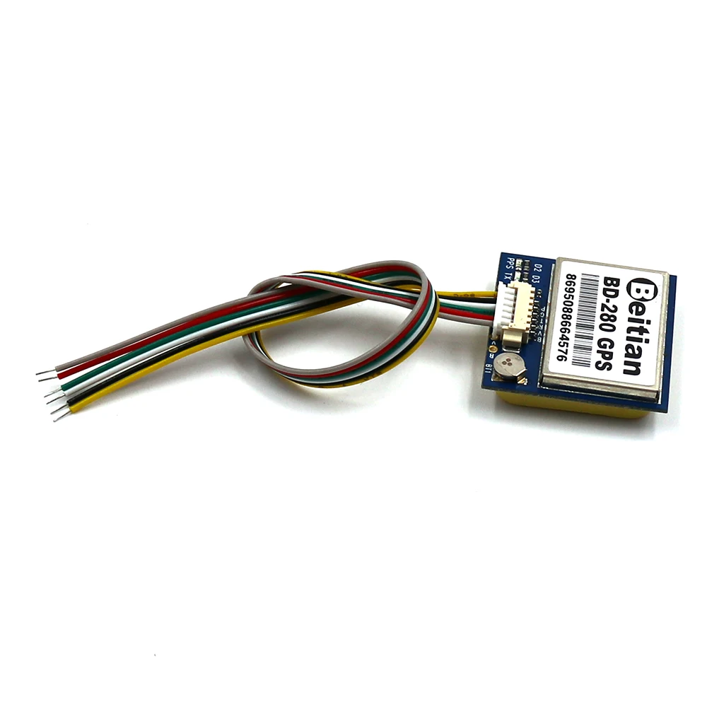 BEITIAN 1.25mm 6pins connector GPS+BEIDOU 4M FLASH GPS Module 5.0V 9600bps TTL 1Hz BD-280 | Автомобили и мотоциклы