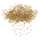 1 упаковка Около 380 шт латунные золотые винты, плоские самонарезающие винты DIY Инструменты для изготовления моделей 2*6 мм