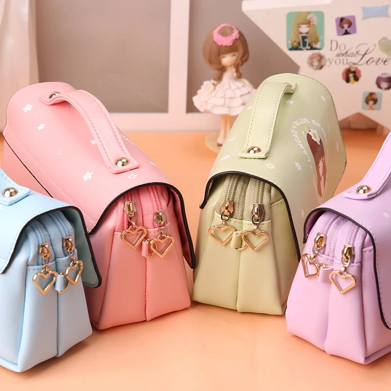 Креативная простая многофункциональная милая сумка для карандашей девочек