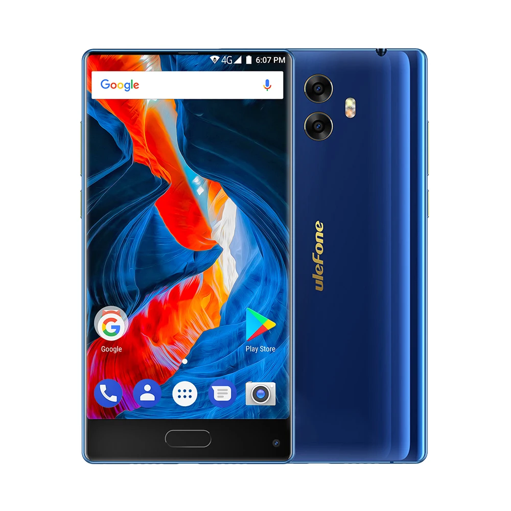 Ulefone MIX S 4G Android 7 0 5 &quotHD ободок менее mtk6737 четыре ядра 2 ГБ 16 13MP двойной камеры 3300 мАч