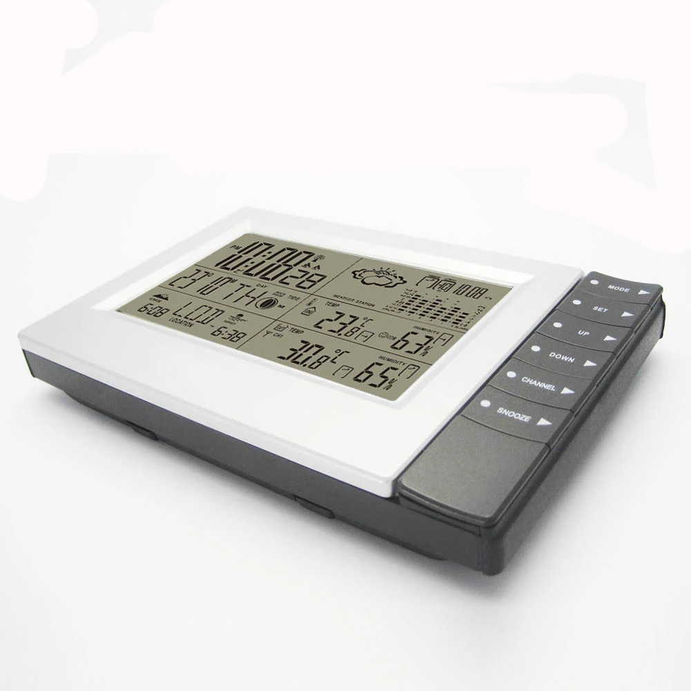 DYKIE Беспроводная метеостанция с цифровым будильником барометр рассвет закат