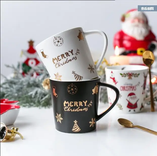 Creative ceramic cute mug cup coffee office home breakfast milk couple Christmas birthday gift | Дом и сад