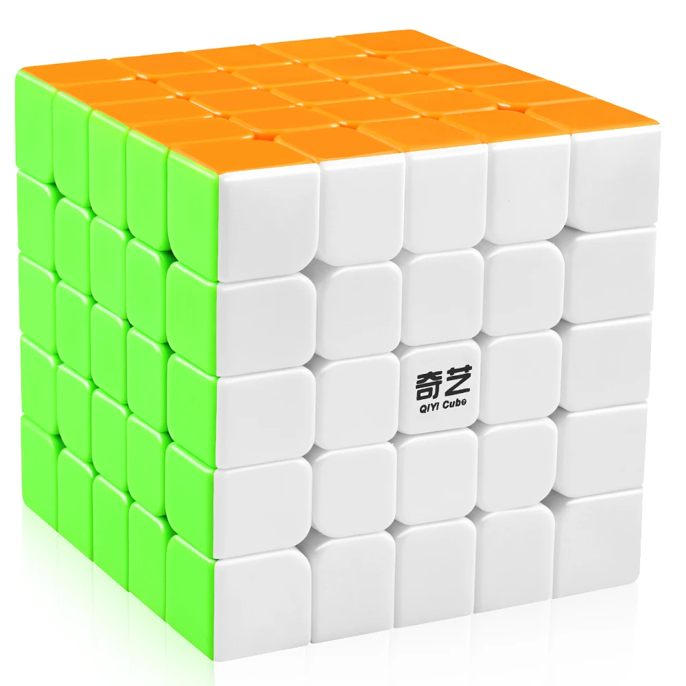 D-FantiX Qiyi Qizheng S 5x5 Магический кубик Stickerless qiyi 5x5x5 Профессиональный скоростной куб