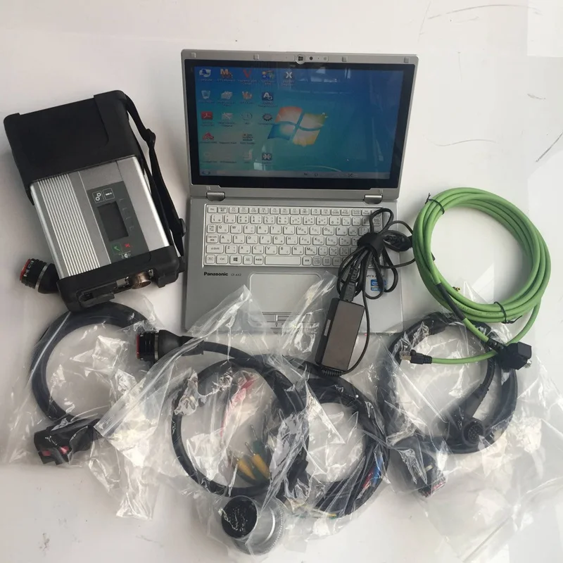 

WIFI V2021.06 MB Star C5 SD Connect Compact C5 with CF-AX2 i5 8G Laptop for MB Cars and Trucks