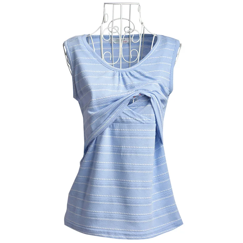 Одежда для беременных без рукавов рубашка грудного кормления жилет эластичный